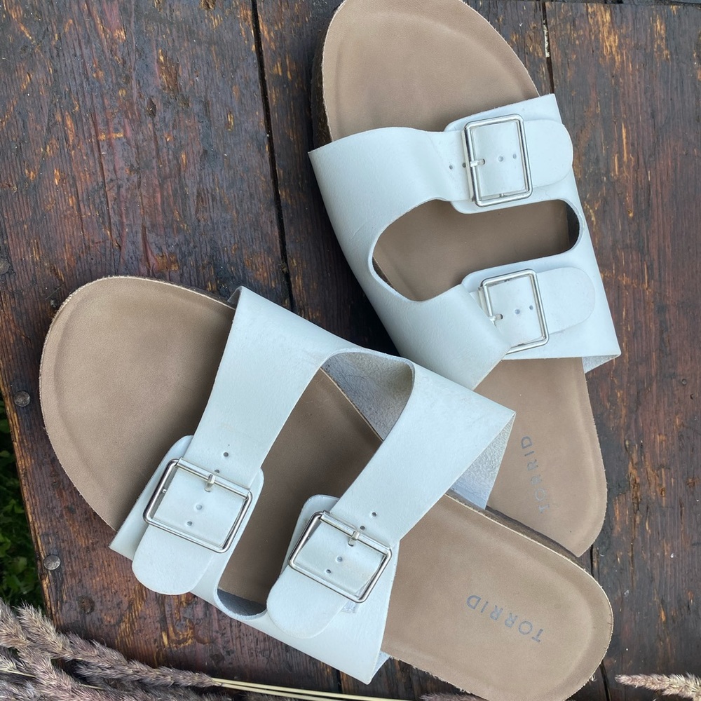 Size 12 torrid white Birkenstock